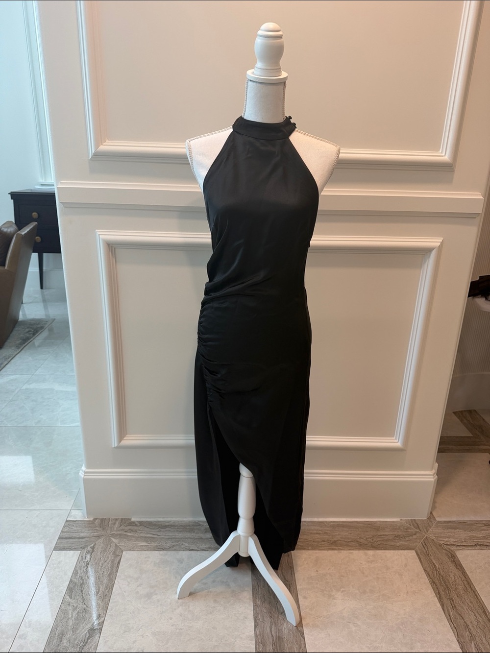 Retrofete Black High-neck Dress size Medium